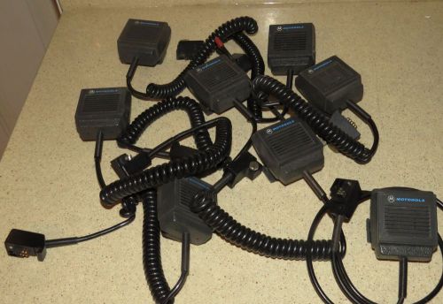 EIGHT MOTOROLA MICROPHONES/SPEAKERS - NMN6070B &amp; NMN6071B