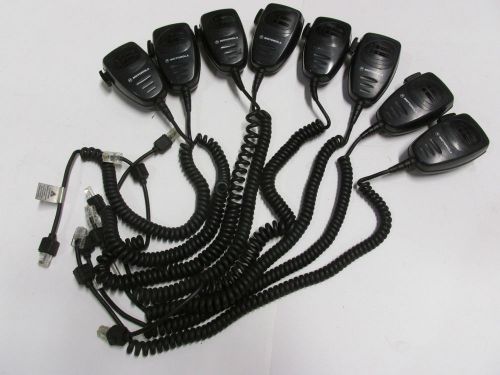 LOT OF 8 MOTOROLA  AARMN4025C Mobile Palm MICROPHONE For CDM750 CDM1250 CM300