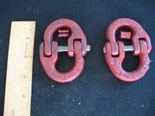 2 Sets QUIK-ALLOY COUPLING LINKS 3/8&#034; 577-0615