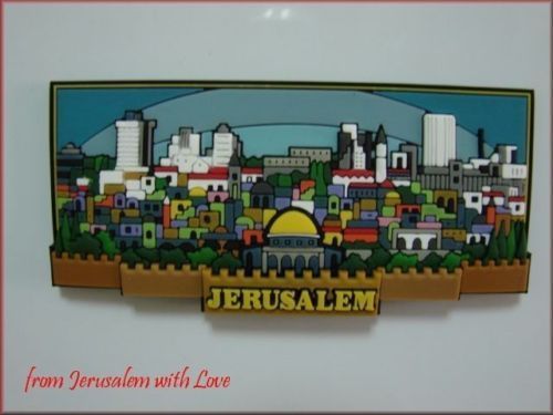 Magnet Jerusalem Skyline 3D Al-Aqsa Mosque