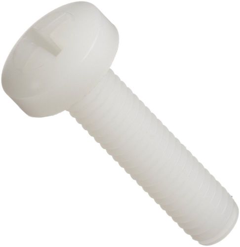 Nylon 6/6 machine screw plain finish off-white fillister head phillips drive for sale