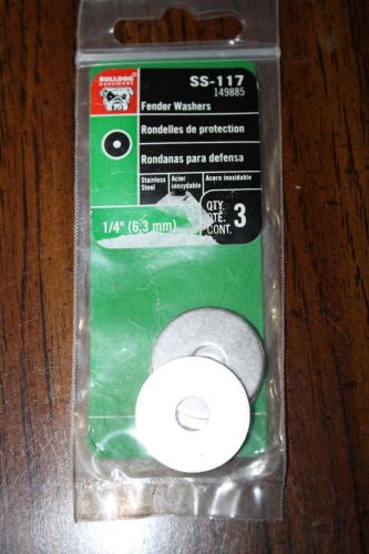 Bulldog Brand Stainless Steel Fender Washers