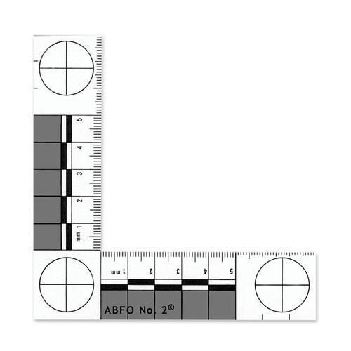 Safariland ABFO No. 2 Photomacrographic Scale #6-3875