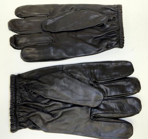 Police leather kevlar search gloves size 9 new for sale