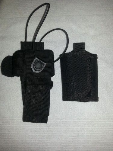Adjustable radio holster and black hawk key holder for sale