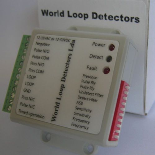 VEHICLE LOOP DETECTOR.12-36V.ACorDC. MINI. AN &#034;INSTALLERS FRIEND&#034; +3YR WARRANTY