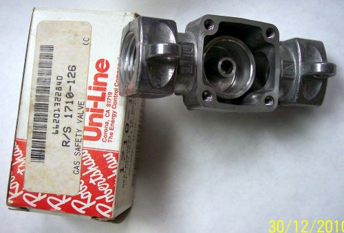 RobertShaw R/S 1710-126 Uni-Line 14-126 F16-180 Gas Safety Valve TS-11 B# 5 3is