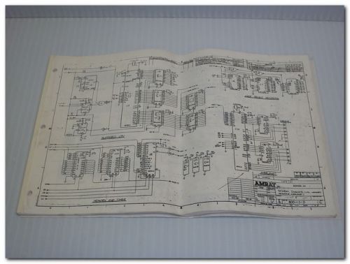 AMRAY 800-1131D 8001131D ORIGINAL SCHEMATICS PARTS LIST MANUAL