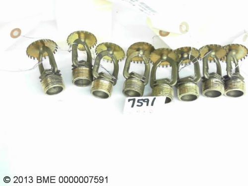 Lot of 8 Fire sprinkler 3/4&#034; upright