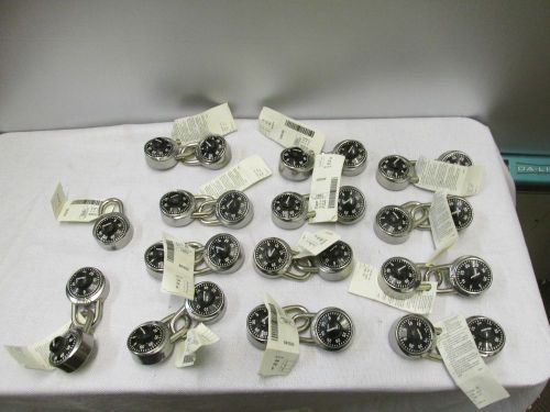 Lot of 27 Master Lock® Combination Padlock - 3/4&#034; Shackle - With Key Access V60