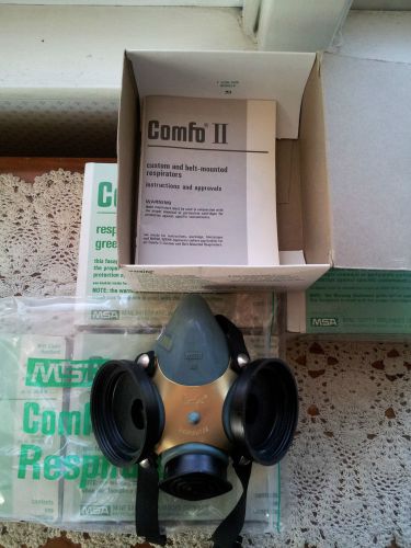 Comfo ii respirator facepiece green large elastic 466487 for sale