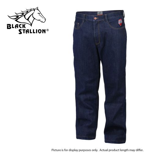 Black stallion truguard 300 nfpa 2112 fr denim jeans - 34&#034; inseam x 48&#034; waist for sale