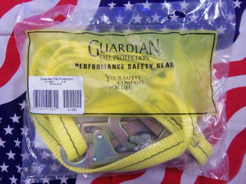 Guardian Fall Protection Adjustable Non-Shock Absorbing Lanyard 4&#039; - 6&#039; 01280