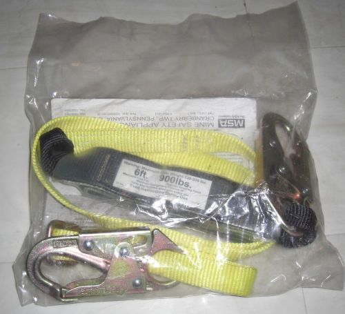 New MSA Workman Single Leg Energy- 6Ft  Shock Absorbing Lanyard