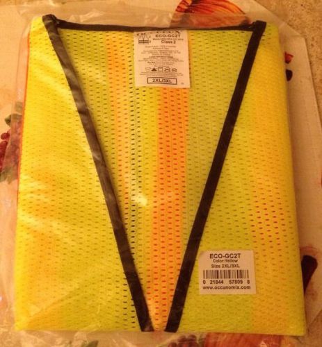 High Visability Meah Vest Yellow 2X/3X