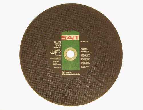 (10) SAIT 23402 12&#034; x 1/8&#034; x 7/8&#034; C24R Type 1 Masonry Concrete Cut-Off Wheel