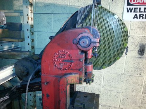 ALVA ALLEN 12 TON PUNCH PRESS  Model BT12 solid &amp; operates