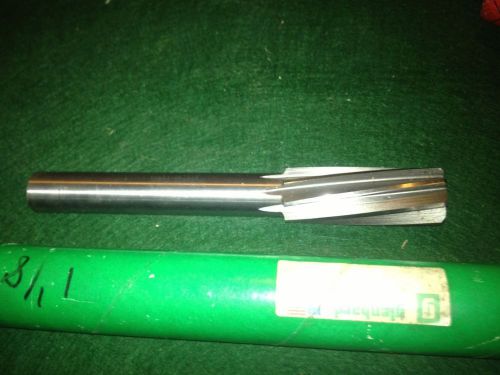 1-1/8&#034; (1.1250&#034;) Diameter Straight Shank Left Hand Spiral Right Hand Cut, HSS