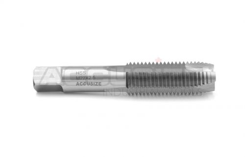 M22x2.5 Metric HSS Spiral Point Tap, ANSI, Ground, 3 Flute, D7, #SPT-22M-250