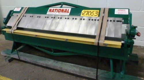 National Brake 16 Ga.x 4&#039; No. U4816 4&#034;Max. Depth Of Box Bench Model 2013 (27092)