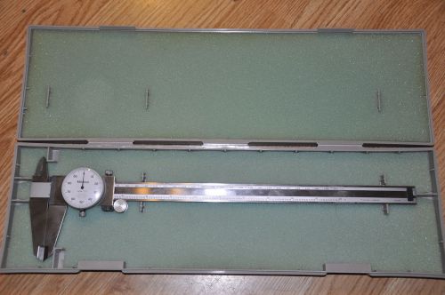 Mitutoyo Machinist 12&#034; (.001&#034;) Dial Caliper  Measuring Tool no. 505 645 50 Nice.