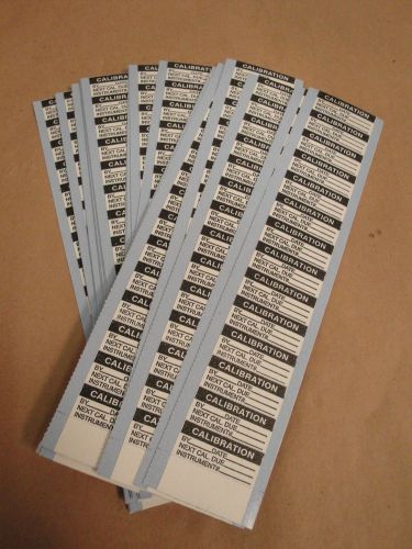 Inspection labels - s-11407 - calibration 1 1/2&#034; x 5/8&#034; for sale