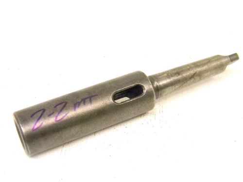 Used morse taper adapter #2mt-socket x #2mt-shank mta for sale