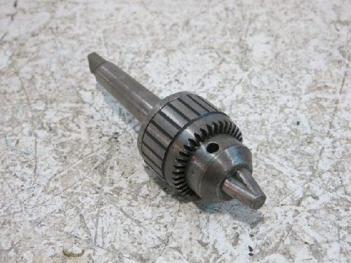 JACOBS 14N BALL BEARING SUPER DRILL CHUCK, 0-1/2&#034; CAPACITY, #3 MORSE TAPE