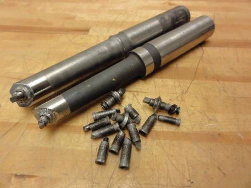 (2) DeVlieg 1-1/4&#034; Shank Boring Tools, SS12-55, SS12-56, Threaded Carbide Cutter