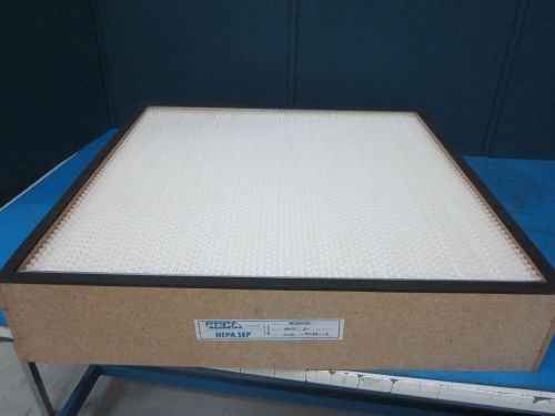 Hepa corp. hepa sep he30wpub 960 cfm filter 30 x 30 x 6  - great shape! for sale