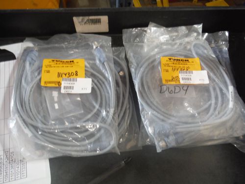 LOT OF 2: TURCK CABLE DNET, SLICES, MFC, B-16 - RSC 2CBRK RKC 5724-2.3M-2M-2M