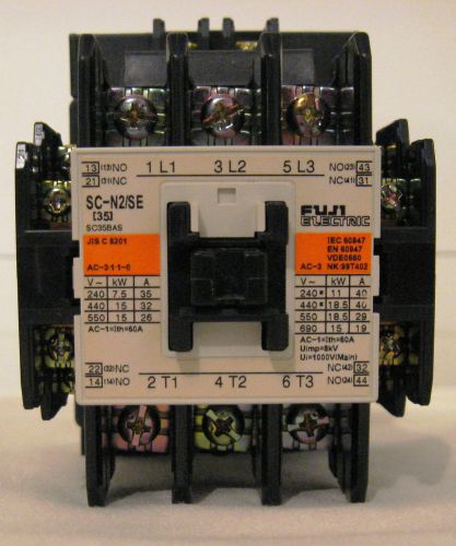 FUJI SC-N2/SE120V SC35BAS MAGNETIC CONTACTOR SURGE KILLER NEW