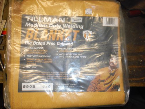 NEW OLD STOCK, TILLMAN 6&#039;X 6&#039; MEDIUM DUTY WELDING BLANKET