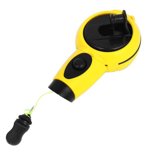 15ml Capacity Plastic Housing Carpenter Tool Chalk Line Yellow Black