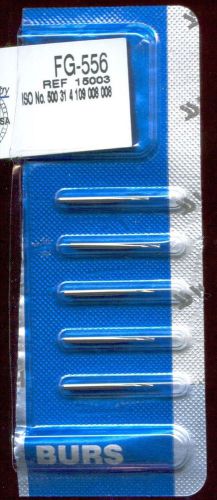 SS White, Carbide Dental Burs, FG-556, 5 pcs, new