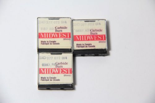 15 Midwest Carbide trimming &amp; finishing Burs FG 7404