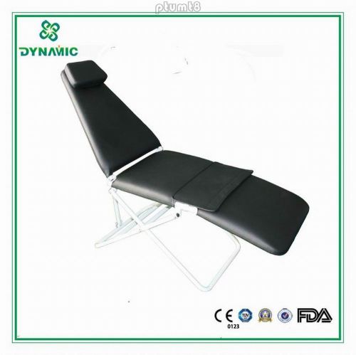 Dental chair unit mobile patient chair set with operating light black for sale