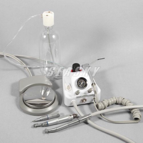 Dental portable turbine unit work w/ compressor+low high speed handpiece 4holes for sale