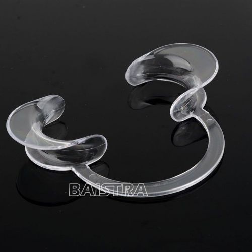 20 Pcs Dental Teeth Whitening Cheek Retractor C Model Clear White Small Size