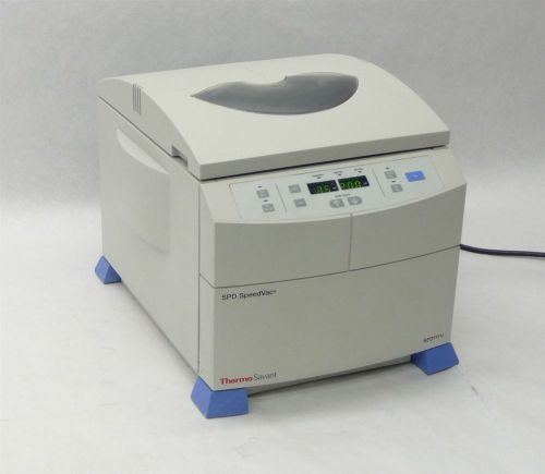 THERMO SAVANT SPD111V-115 SPEEDVAC SYSTEM CENTRIFUGE CONCENTRATOR W/ROTOR