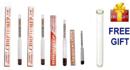 ALCOHOL HYDROMETERS  MOONSHINE WHISKEY WINE LIQUOR SUGAR BEER Cordials