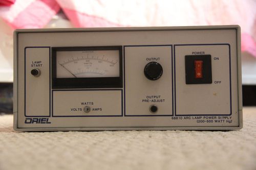 ORIEL Instruments 68810 Arc Lamp Power Supply 200-500 Watt Hg Photomask Aligner