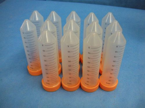 Lab Plastic 50ml Centrifuge Tube Lot of 14