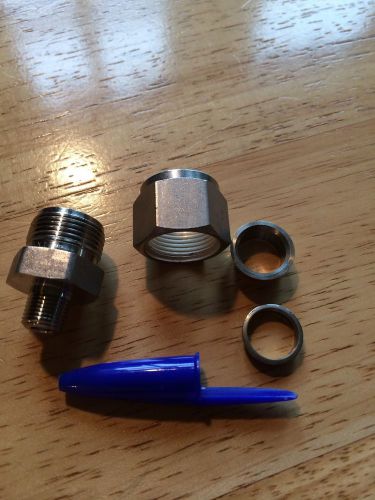 Swagelok ss-810-1-2, 1/2&#034; tube x 1/8&#034; male npt for sale