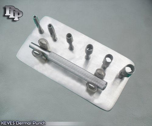 Keyes dermal punch set dermatology surgical instruments for sale