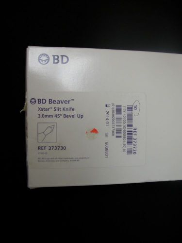 Box 10 BD Bard Parker Xstar Slit Knife 373730 3.0mm 45deg Bevel Up