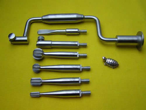 Turtle-Hudson Brace Hand Drill Set Ref#26-30,Surgical orthopedic Instruments