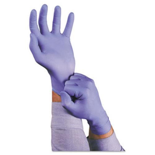 Ansell 92675m tnt disposable nitrile gloves, non-powdered, blue, medium, 100/box for sale