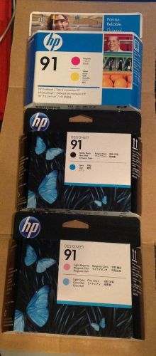 Gen. HP 91 Designjet C9462A C9461A C9460A Printhead Lot of 3 New Sealed