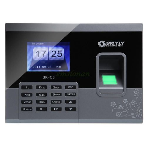 Fingerprint time and attendance system 3&#034; tft color screen, usb+150000 records for sale